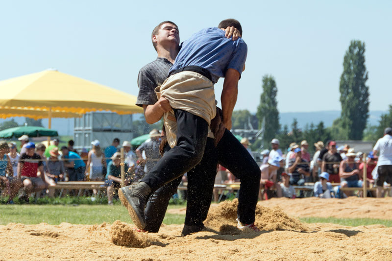Raphael Kiener im einsatz